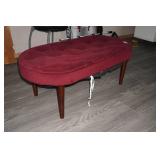 Velvet Upholstery Bench Stool
