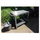 Outdoor Rolling Stainless Steel Top Prep Station