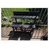 Outdoor Bar Height Table and Stools