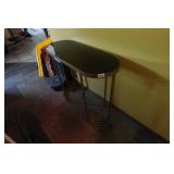Glass Top Hall Table