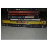 Assorted CDs and Vinyl Records