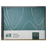 EZ Furniture Teak Wood Butcher Block Cutting Board $99.99 Retail - Brand New