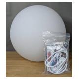 LED Glowing Orb Floor Lamp $84.99 Retail - Brand New