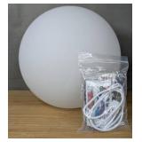 LED Glowing Orb Floor Lamp $84.99 Retail - Brand New