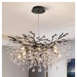 Crystal Branch 30" Chandelier $289.99 Retail - Brand New