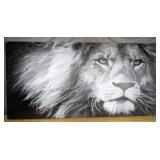 Lion Canvas Wall Art 48" x 24" $85.49 Retail - Brand New