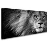 Lion Canvas Wall Art 48" x 24" $85.49 Retail - Brand New