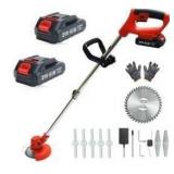 Cordless Weed Wacker with 2 Batteries $69.99 Retail - Brand New