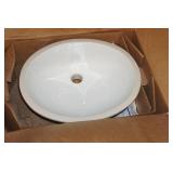 White Undercounter Sink
