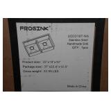 Frogink Stainless Steel Undermount Double Bowl Kitchen Sink 33"x19"x10"