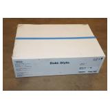 Kohler Cursiva Stainless Steel Double Equal Kitchen Sink 33"x22"x9"