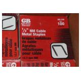 1/2" NM Cable Metal Staples