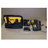 DeWalt Tool Bag with 12/20V Batteries and Chargers