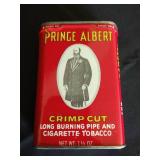 Prince Albert Tobacco Tin w/ Old Timer Knife Ad