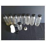 Pyrex Evenflo Calibrated Glass Baby Bottles