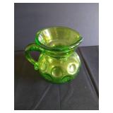 Fenton Coin Dot Pitcher 4.5"