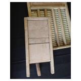 (2) Antique Washboards