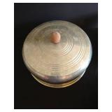 Aluminum Kitchen Items: Cake Lid, Flour Sifter & Bowls