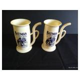 1960s Batman Plastic "Sippy" Cups w/ Straw Handles