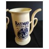 1960s Batman Plastic "Sippy" Cups w/ Straw Handles