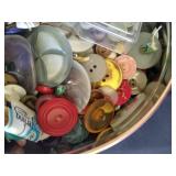 Tin of Vintage Buttons