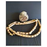 Wooden Spools, Vintage Wood Clothes PIns, Cotton String & Jar