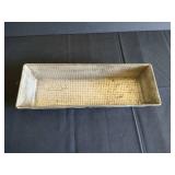 WWII Era Ekco Ovenex Extra Long Waffle Grid 13" Loaf Pan