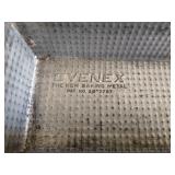 WWII Era Ekco Ovenex Extra Long Waffle Grid 13" Loaf Pan