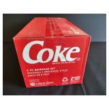 New Sealed 8 PC Coke Glasses