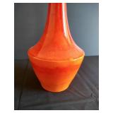 Tall Royal Haeger Ombre Orange Vase