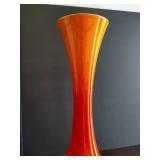 Tall Royal Haeger Ombre Orange Vase