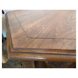 Vintage Wood Octagon Storage Table