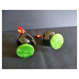 3" Portuguese Hand-Painted Metal "Galode Barcelos" Roosters