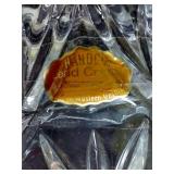 Anchor Hocking Wexford Compote & Western Germany Cut Glass Bowl