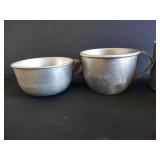 Aluminum Dipper w/ Wood Handle w/ Cups