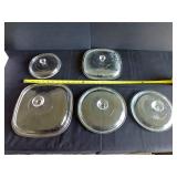 Pyrex Casserole Lids in Two Styles