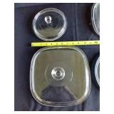 Pyrex Casserole Lids in Two Styles