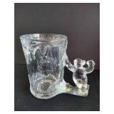 Coke Polar Bear Stein w/ Six Coke Bear Glasses w/ Original Box