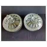 Two Sets of Candy Dishes w/ Lids