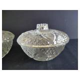 Two Sets of Candy Dishes w/ Lids