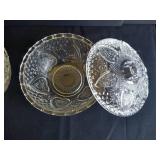 Two Sets of Candy Dishes w/ Lids