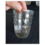 Vintage Jam Jars & Glass Canning Funnel