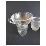 Vintage Jam Jars & Glass Canning Funnel