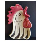 Roosters Kitchen Lot- Spoon Rest, Pepper Shakers & Soap Dish