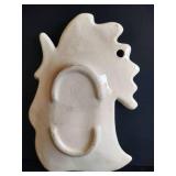 Roosters Kitchen Lot- Spoon Rest, Pepper Shakers & Soap Dish