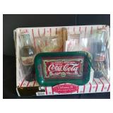 Coke Glass Gift Set w/ Bowl & Plate
