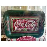 Coke Glass Gift Set w/ Bowl & Plate