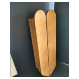 Wood Cabinet with Pegs