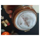 Treasure Seekers Lot: S+P Shakers, Pyrex Coffee Filter, Lids, Stoppers, Etc