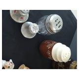 Treasure Seekers Lot: S+P Shakers, Pyrex Coffee Filter, Lids, Stoppers, Etc